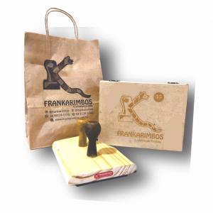 Carimbo Madeira Extra Grande Personalizado      